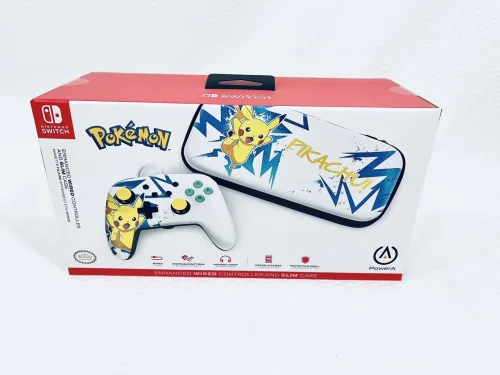 funda y Control Pikachu Power A  Open Box