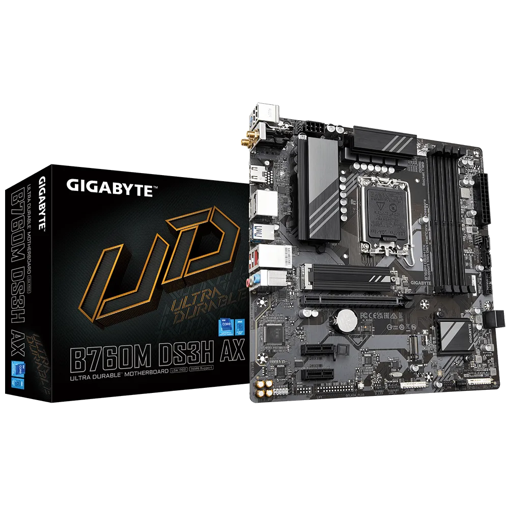 Placa Madre Gigabyte B760M DS3H AX (rev. 1.x)
