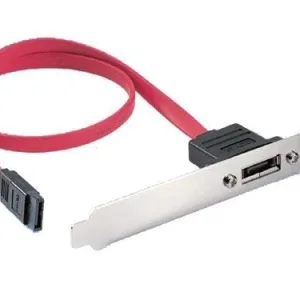 Cable SATA a eSATA  con soporte ATX