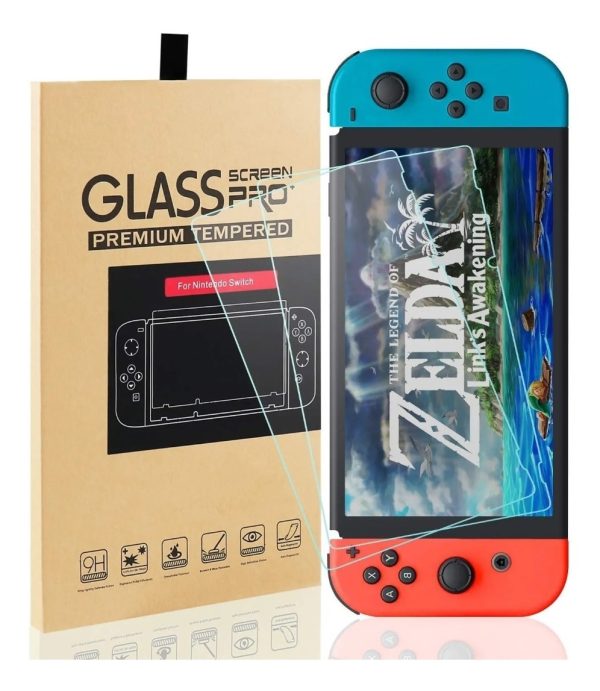 Mica de Vidrio Premium Templado protectora de pantalla para Nintendo Switch