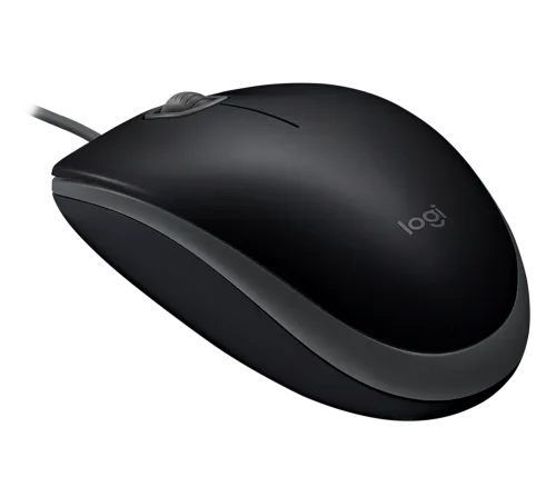 Mouse Logitech M110 Silent Black | Tamaño Normal con cable y diseño de Clicks Silenciosos - Imagen 2