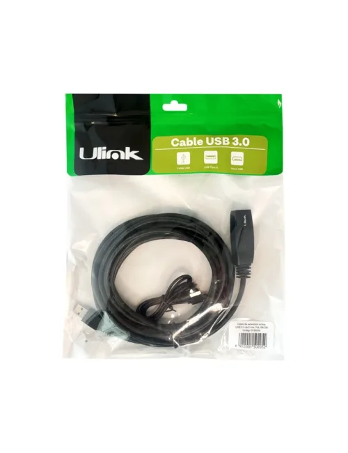 Cable de Extension Activa USB 3.0 de 5mts Utek UL-5AC30