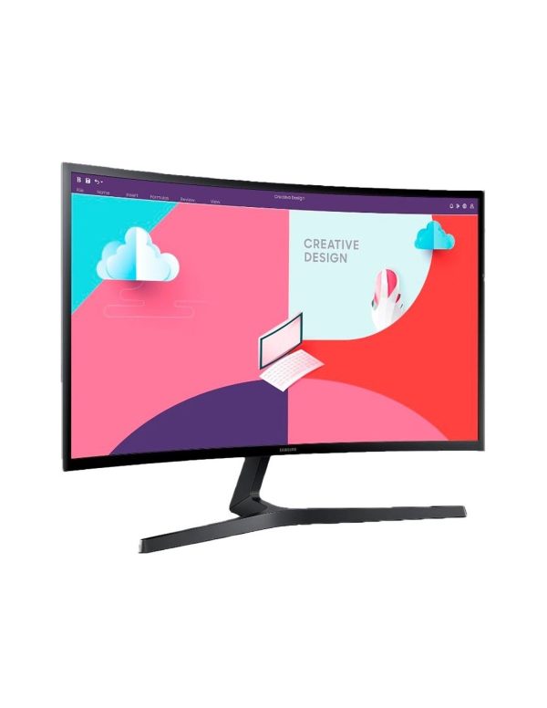 Monitor Essential S3 Gamer Samsung Curvo 24” FHD, 75Hz HDMI S24C366EAL Black