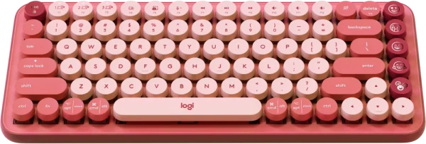 Teclado Logitech Pop Keys mecanico Pink