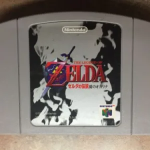 Juego de Nintendo 64 N64 the Legend of Zelda Ocarina of Time Versión Japonesa Open Box