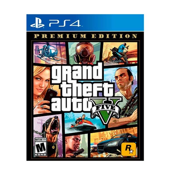 Juego de PlayStation 4 (PS4) - Grand Theft Auto V (GTA5) Premium Edition Open Box