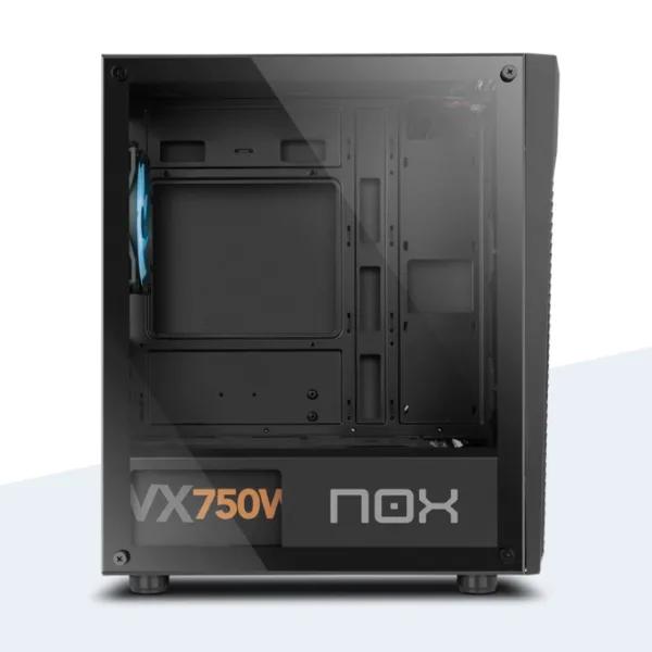 Gabinete Infinity Zeta Argb, Mini Torre, M-atx / Itx NOX Color Negro - Imagen 2