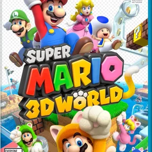 Juego de WII U Super Mario 3D World Open Box