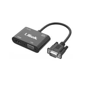 Adaptador VGA a HDMI/VGA con Audio Ulink UL-CV2500HV