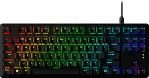 Teclado HyperX Alloy Origins Core PBT - Teclado mecánico TKL . Switch Red Linear. Español Latam - Imagen 2