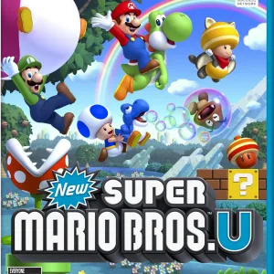 Juego de WII U New Super Mario Bros U Open Box