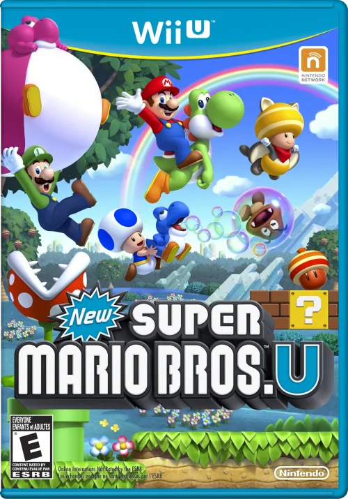 Juego de WII U New Super Mario Bros U Open Box