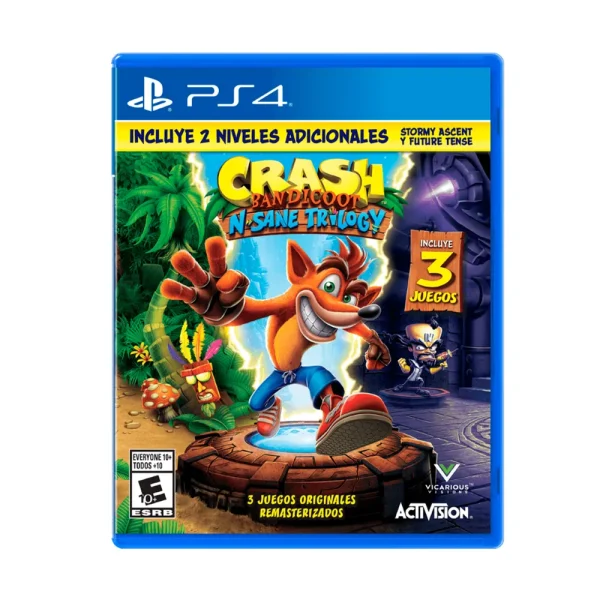 Juego de PlayStation 4 PS4 Crash Bandicoot N Sane Trilogy