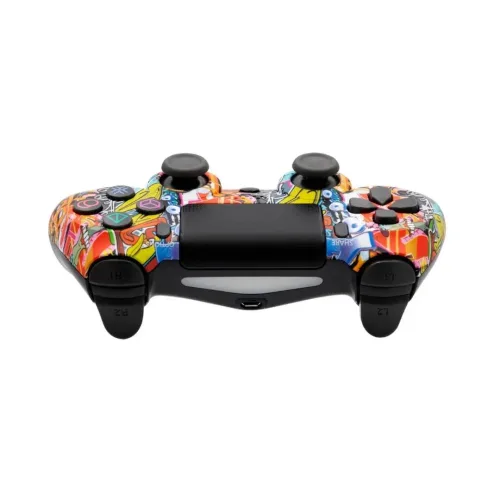 Control Joystick Inalámbrico Ps4 Monster Games Double Shock Color Stroke - Imagen 2