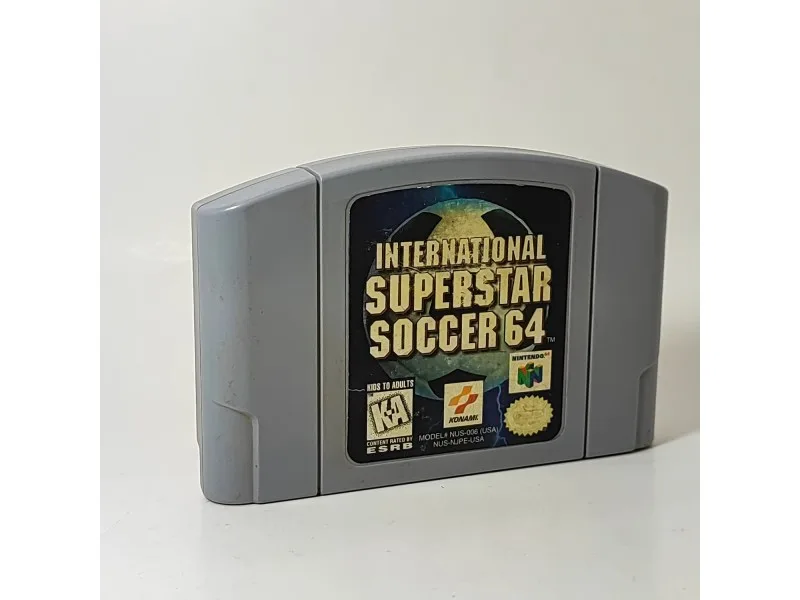 Juego de Nintendo 64 N64 International Superstar Soccer 64 Open Box