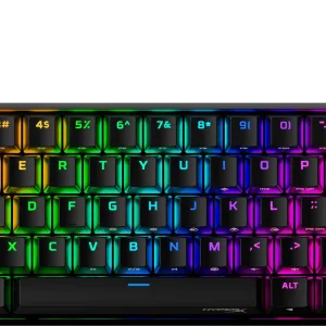 Teclado Gamer HyperX Alloy Origins 60%, Mecánico, Red Switch, RGB, PBT, Inglés, USB-C