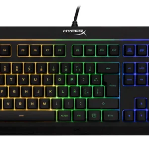 Teclado Gamer HyperX Alloy Core RGB, Membrana, Anti-ghosting, Español, Color Negro
