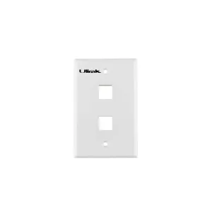 Placa frontal doble tipo 120 / UL-NTW50122