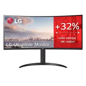 Monitor Ultrapanorámico 21:9 LG UltraWide 34"