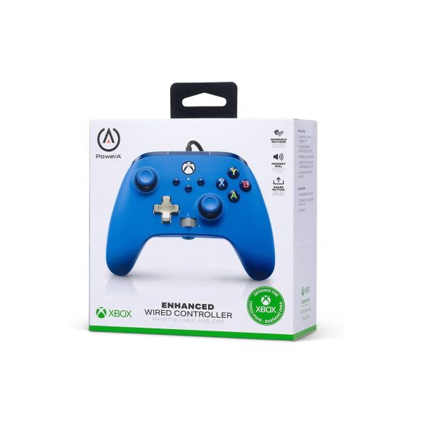 Control Joystick Xbox Series PowerA Con Cable, Color Azul