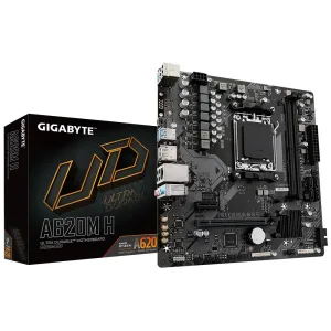 Placa Madre Gigabyte A620M H, AMD Socket AM5, 2xDDR5 DIMM, HDMI, 1xM.2, 4xSATA, Micro-ATX