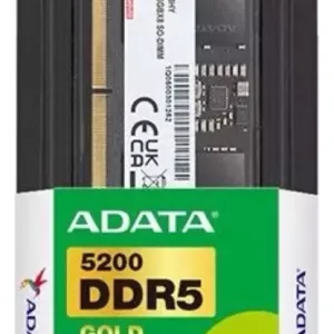 Memoria RAM SODIMM ADATA GOLD de 16GB DDR5, 5200MHz, CL42