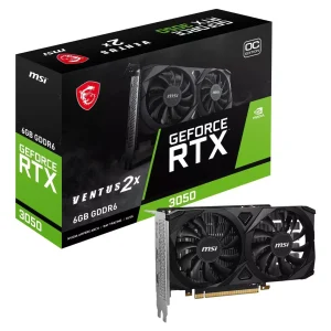Tarjeta Grafica MSI Nvidia RTX 3050 Ventus 2X 6G OC