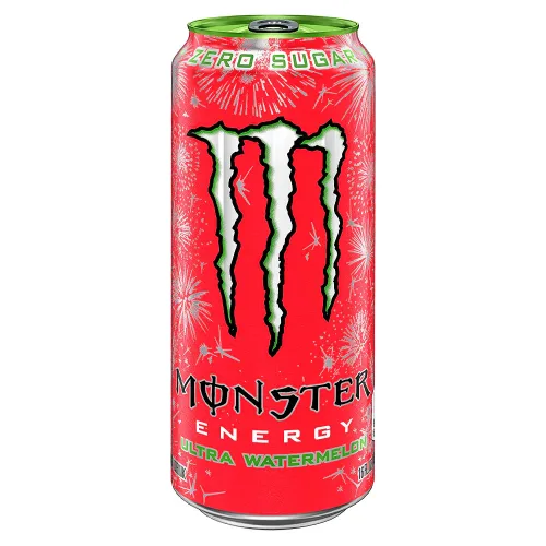 Bebida energetica en lata Monster Energy Ultra Watermelon de 473 ml(compra solo en tienda presencial).
