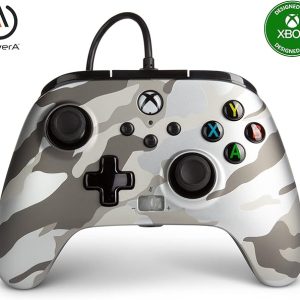 Control Joystick Xbox Series PowerA Con Cable, Color Metallic Arctic Camo