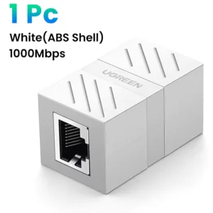 Extensor de red Ethernet RJ45, conector para Cat7, Cat6, Cat5e, Adaptador de Cable Gigabit hembra a hembra