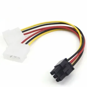Cable Dual ATX IDE Molex Power 4 a 6-Pin PCI Express