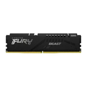 Memoria RAM DDR5 16GB 6000MT/s Kingston Fury Beast Black, CL40, DIMM, KF560C40BB-16