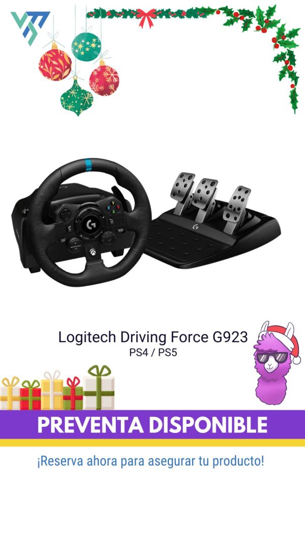 PREVENTA Volante Logitech Driving Gorce G923 PS4/PS5