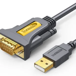 Cable adaptador UGREEN 20210 USB a serie RS232/DB9.
