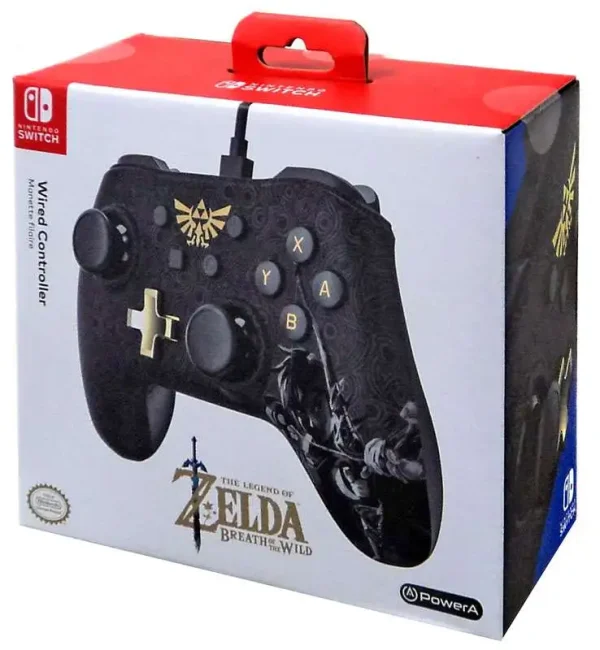 Control Joystick- Power A Edición The Legends of Zelda Breath of the Wild.