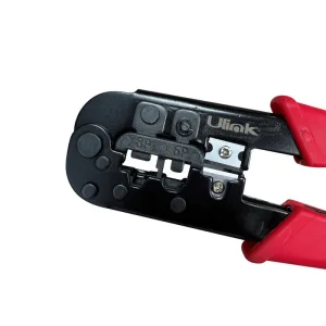 Crimpadora Ulink para Conectores Rj45 Rj12 Rj11