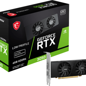 Tarjeta Gráfica GeForce RXT 3050 LP 6G OC GDDR6 MSI