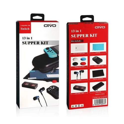 Super Kit de accesorios de Nintendo Switch - 13 en 1.