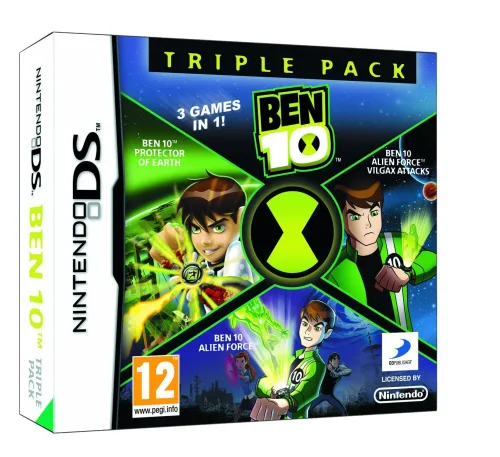 Juego de Nintendo DS - BEN 10 TRIPLE PACK (Open Box).