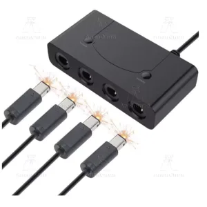 Adaptador de Gamecube con Switch/Wii U/PC, Plug and Play