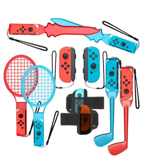 Kit accesorios deportivos Switch 10 en 1 para juegos deportivos NS, Compatible con Switch/OLED