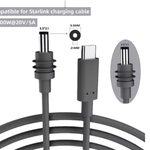 Cable de repuesto entrada tipo C - tipo D 5.5* Z.1 3mt Starlink
