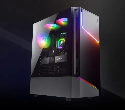 PC Gamer Couger MX360 4060 8g I5 10400 H510M-B pro P650W 16gb RAM 1tb SSD.