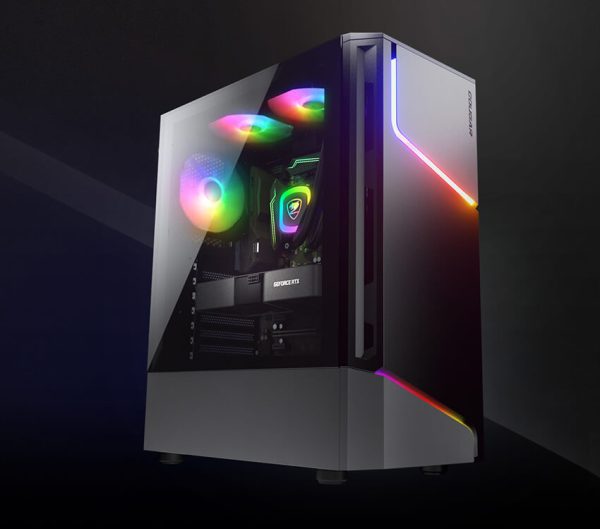 PC Gamer Couger MX360 4060 8g I5 10400 H510M-B pro P650W 16gb RAM 1tb SSD.