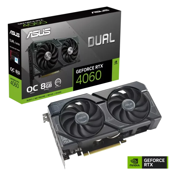 Tarjeta Gráfica GeForce RXT 4060 8GB OC ASUS