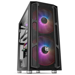Gabinete Gamer Nox Hummer Nova Semitorre Axt Argb Negro