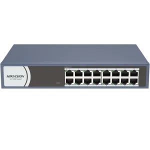 Switch 10/100M con 16 Puertos RJ45 Pulg-and-Play HikVision