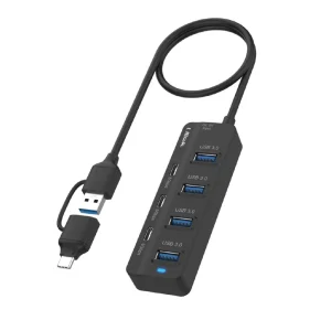 HUB 7 Puertos USB 3.0 con 3 Puertos USB C y 4 Puertos USB 3.0 Ulink