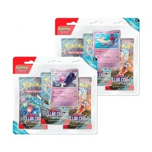 Cartas Pokémon TCG Escarlata y Violeta - Stellar Crown pack.