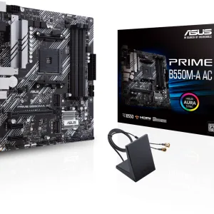 Placa Madre Prime B550M-A AC AM4 AMD Ryzen Aura Sync Asus